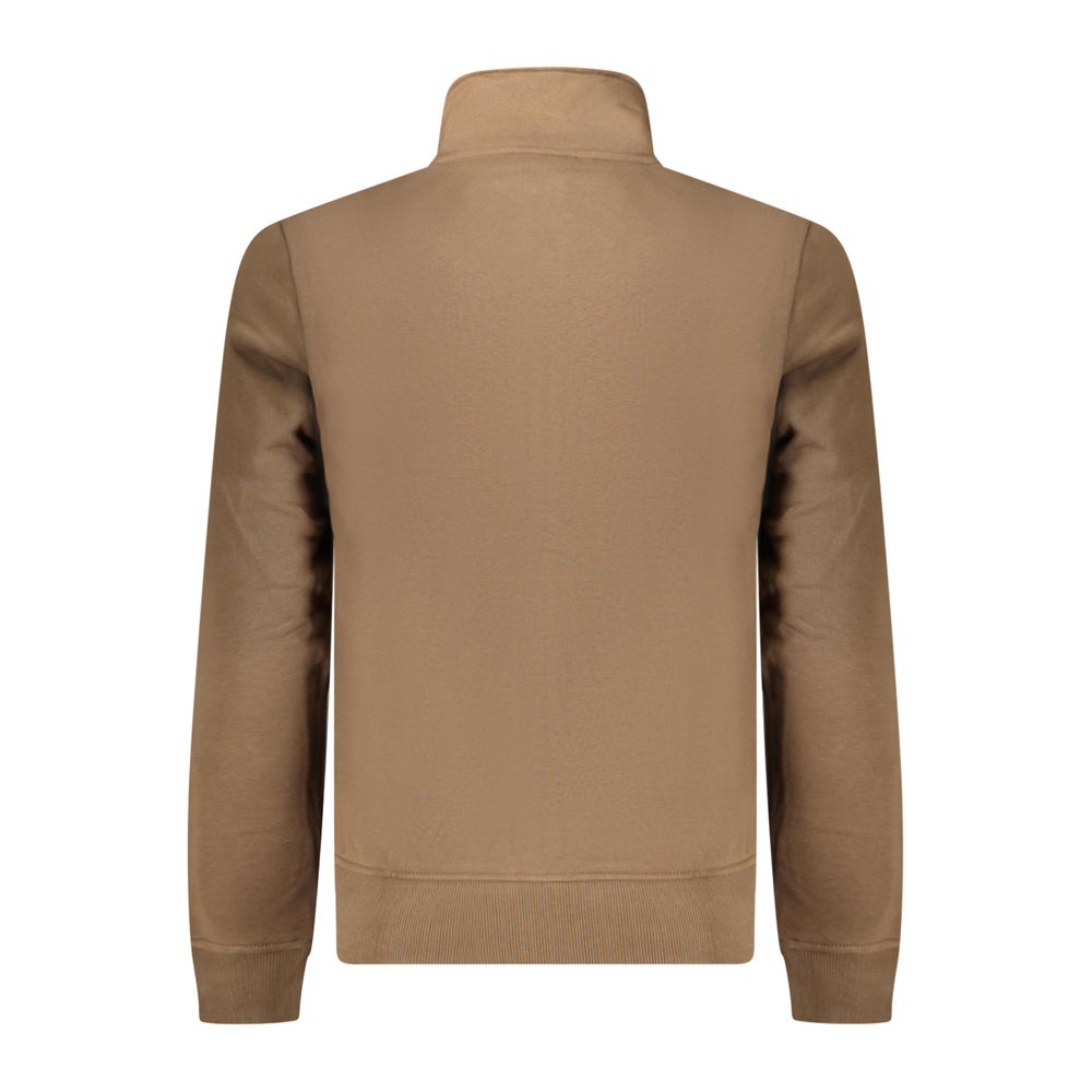 Napapijri Brown Cotton Men's Sweatshirt
