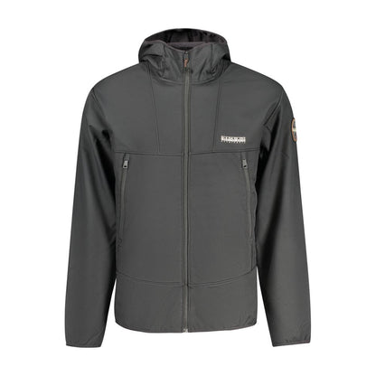 Napapijri Black Polyester Shell Jacket