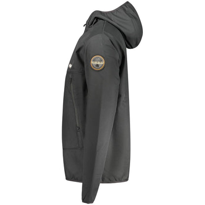 Napapijri Black Polyester Shell Jacket