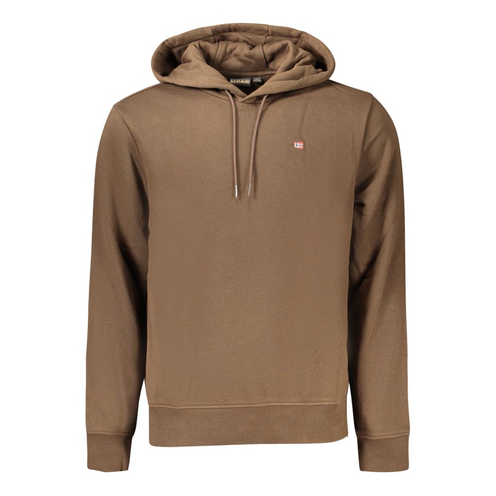 Napapijri Brown Cotton Sweatshirt