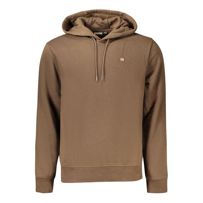 Napapijri Brown Cotton Sweatshirt