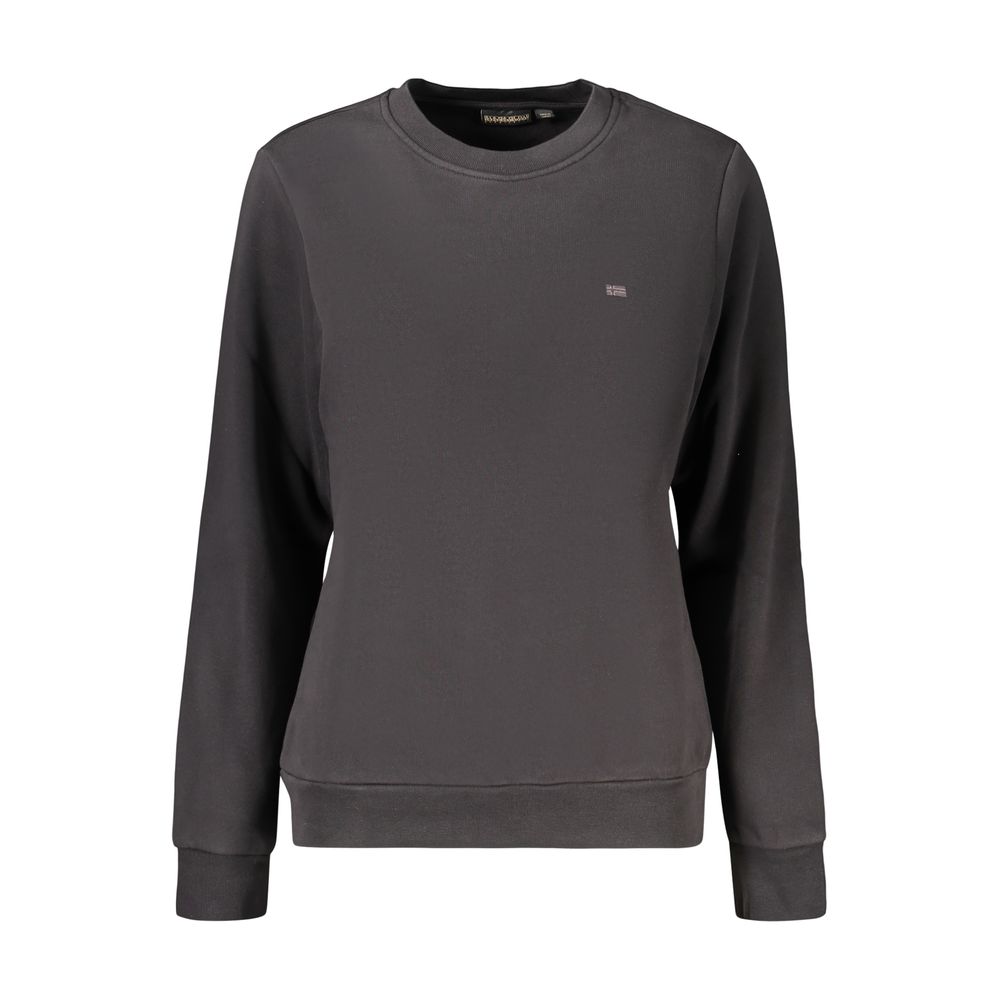 Napapijri Black Cotton Sweatshirt