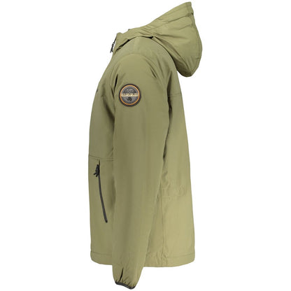 Napapijri Green Polyamide Full-Length Jacket