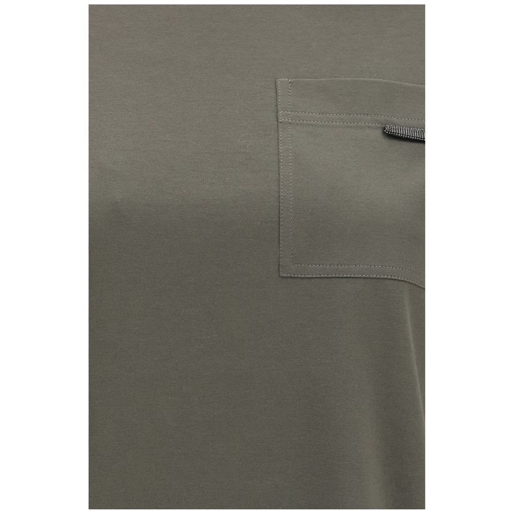 Brunello Cucinelli Bicolor Cotton T-Shirt