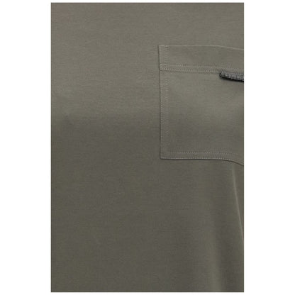Brunello Cucinelli Bicolor Cotton T-Shirt