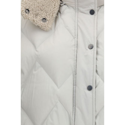 Brunello Cucinelli Gray Polyester Sleeveless Jacket