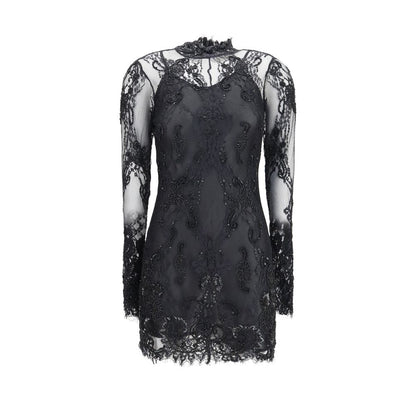 Blumarine Black Polyamide Cocktail Dress