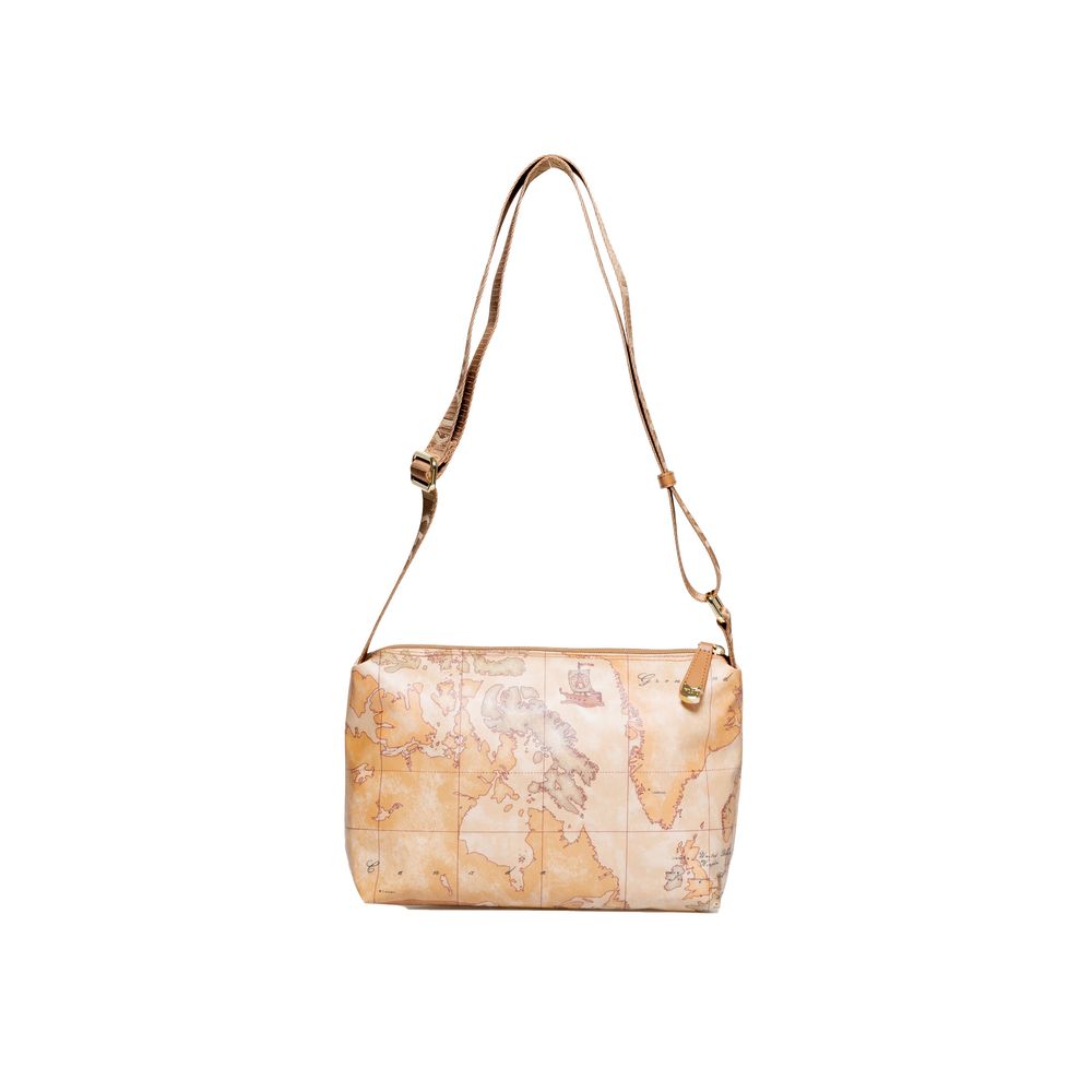 Alviero Martini Prima Classe Handtasche aus beigem Polyethylen