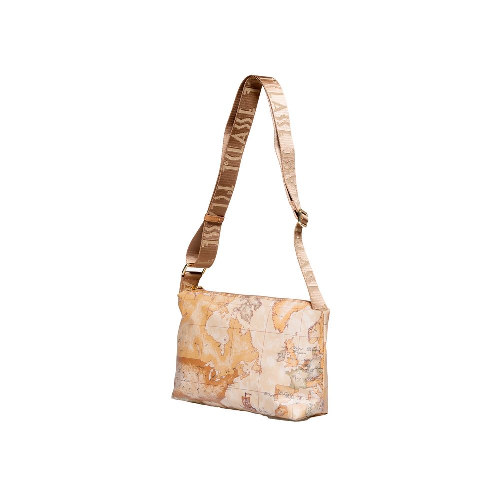 Alviero Martini Prima Classe Handtasche aus beigem Polyethylen