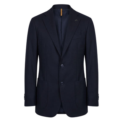 Roberto Pepe Luxury Blue Viscose Men Jacket
