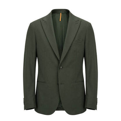 Roberto Pepe Luxury Green Viscose Men's Jacket
