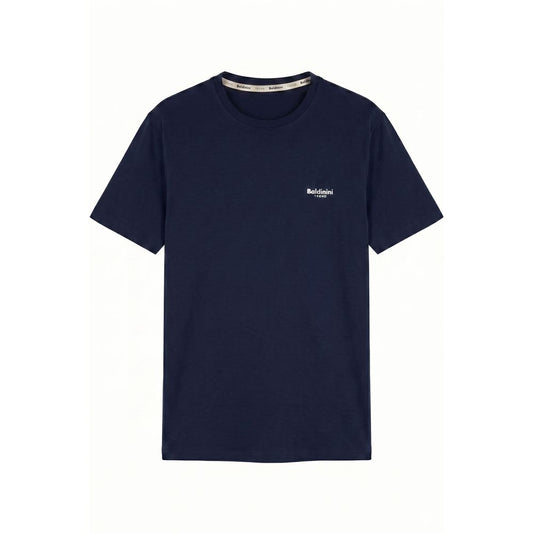 Baldinini Trend Blue Cotton Men T-shirt