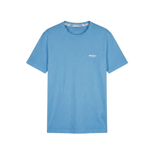 Baldinini Trend Light Blue Cotton Men T-Shirt