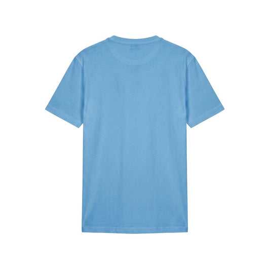 Baldinini Trend Light Blue Cotton Men T-Shirt