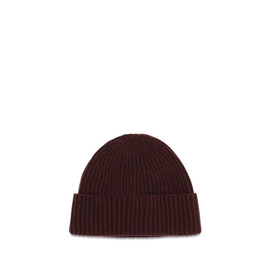 Brunello Cucinelli Bordeaux Cashmere Beanie