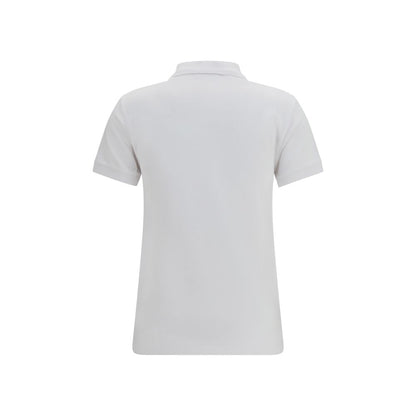 Maison Kitsuné White Cotton Polo Shirt