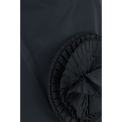 Blumarine Black Polyester Mini Skirt