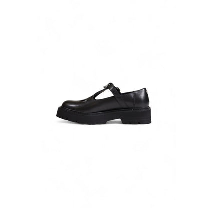Cult Black Leather Platform Pumps