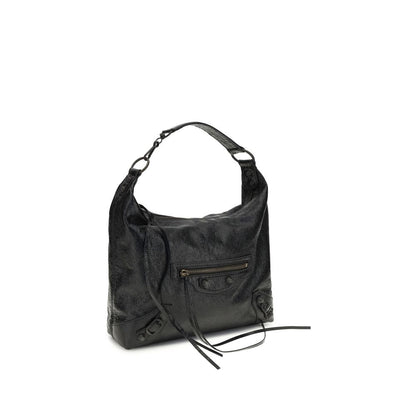 Balenciaga Black Lamb Ovis Aries Shoulder Bag
