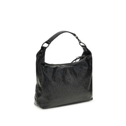 Balenciaga Black Lamb Ovis Aries Shoulder Bag