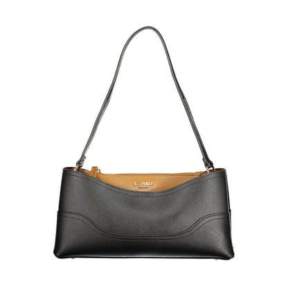 Twinset Nero Polyurethane Women Bag with Compartments and Central Pocket
