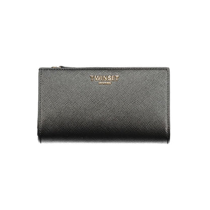 Twinset Black Polyurethane Women's Wallet