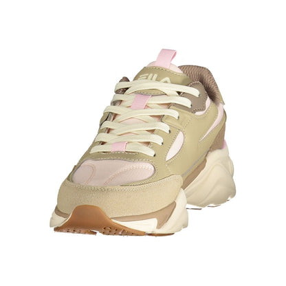 Fila Beige Polyurethane Women's Sneaker