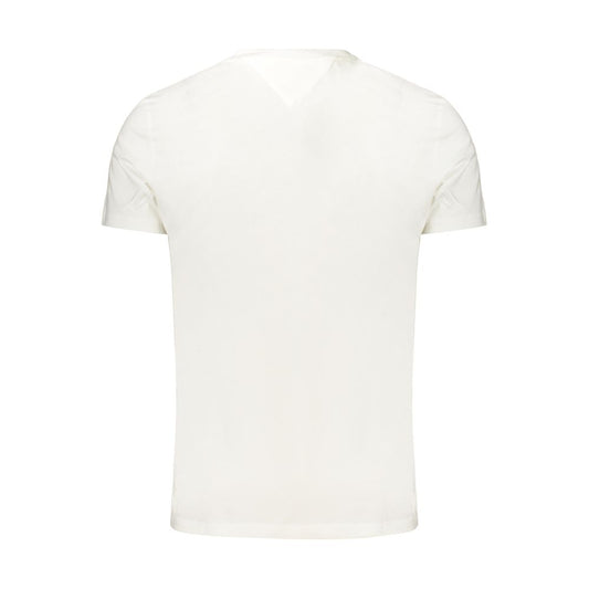 Tommy Hilfiger White Cotton Men's T-Shirt