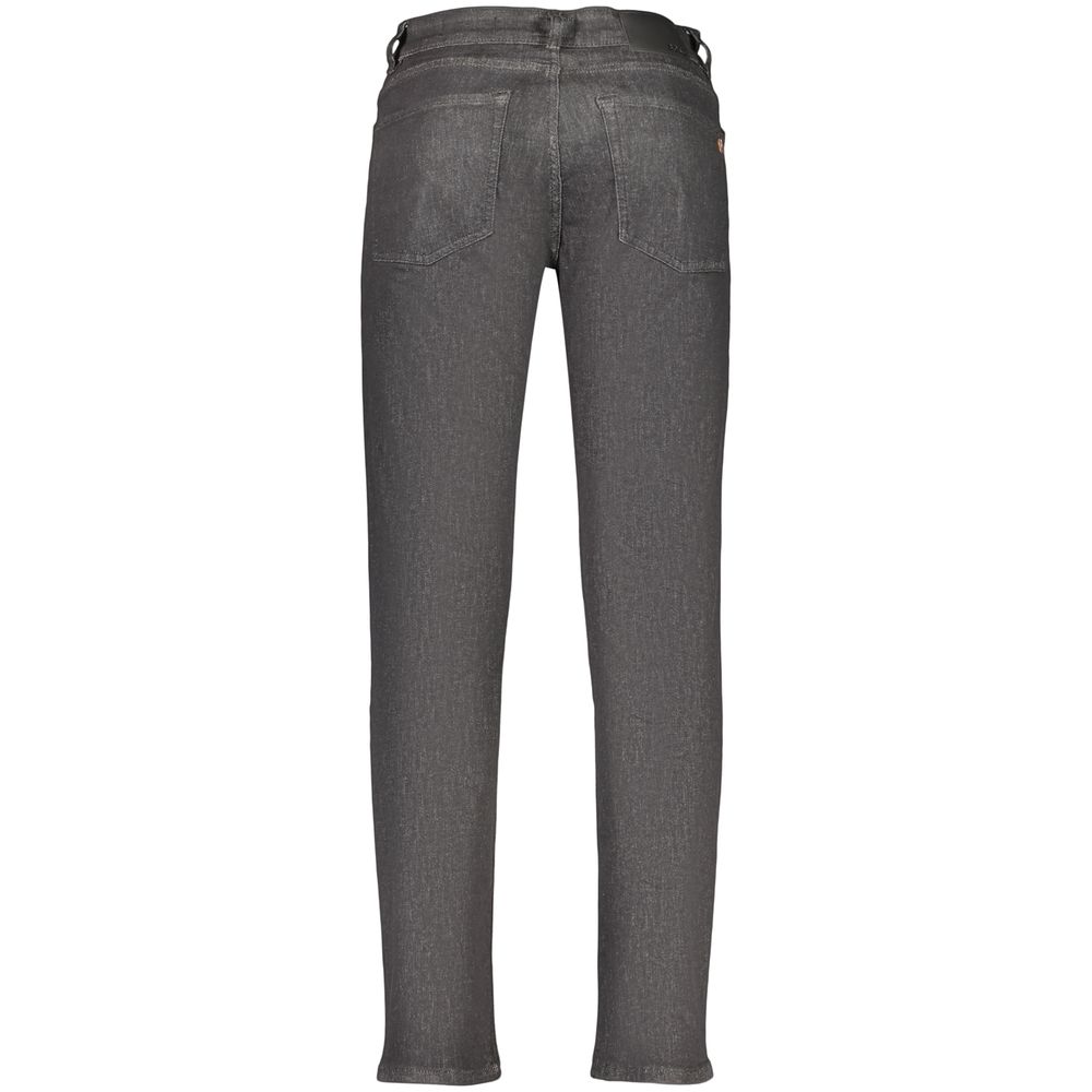 Hugo Boss Herren-Jeans aus schwarzer Baumwolle