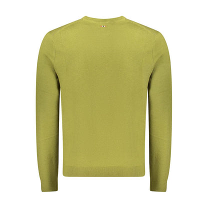 Napapijri Green Wool Sweatshirt