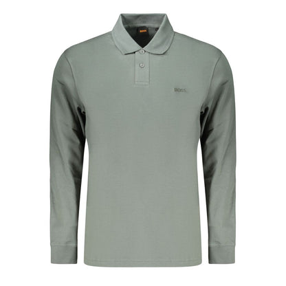 Hugo Boss Green Cotton Polo Shirt