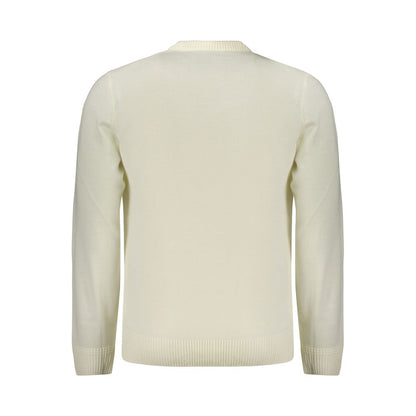 Hugo Boss White Wool Sweatshirt