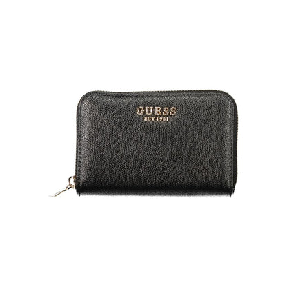 Guess Jeans Black Polyethylene Wallet