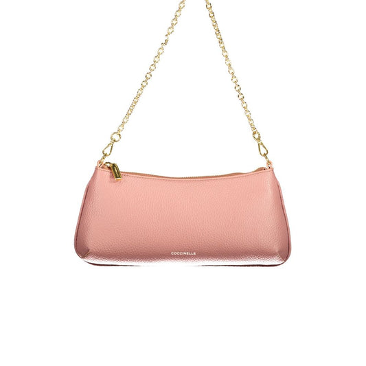 Coccinelle Pink Leather Handbag