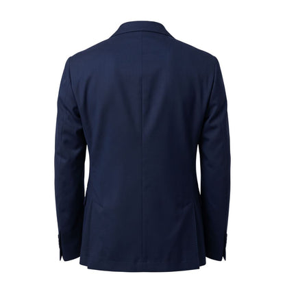 Roberto Pepe Luxury Blue Cotton Men Jacket