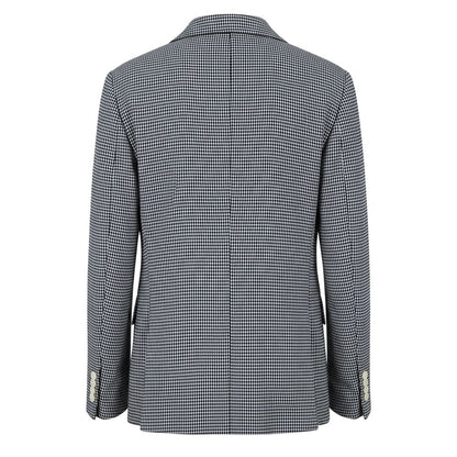 Roberto Pepe Luxury Blue Cotton Men Jacket