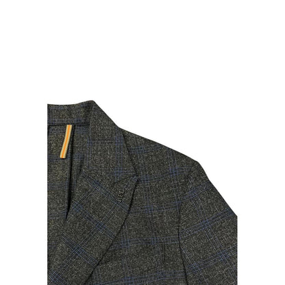 Roberto Pepe Luxury Blue Viscose Men Jacket