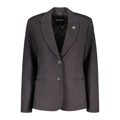 Desigual Black Viscose Womens Jacket