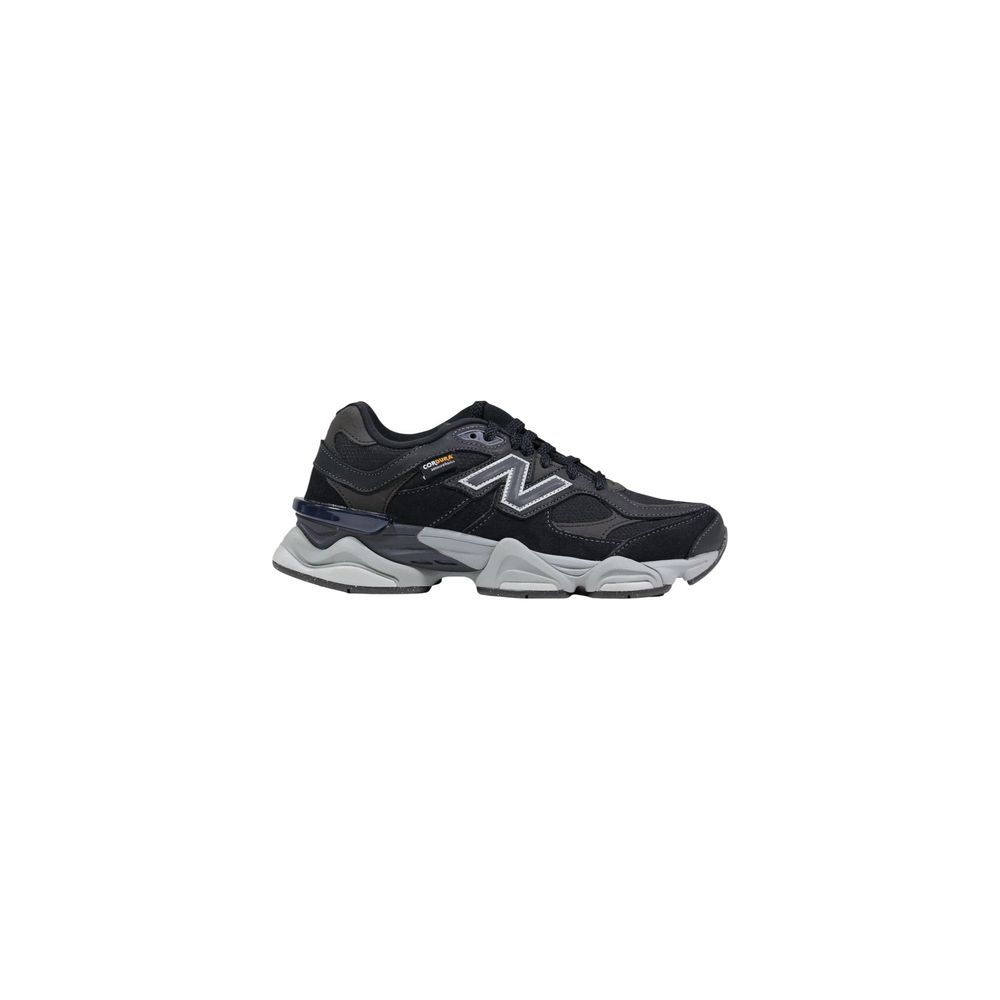 New Balance Black Suede Leather Chunky Sneakers