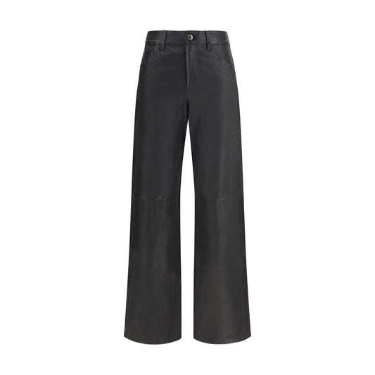 7FOR Schwarze Lederhose