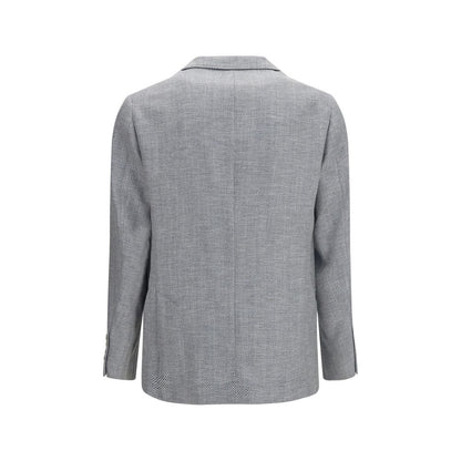 Brunello Cucinelli Gray Wool Oves Aries Blazer