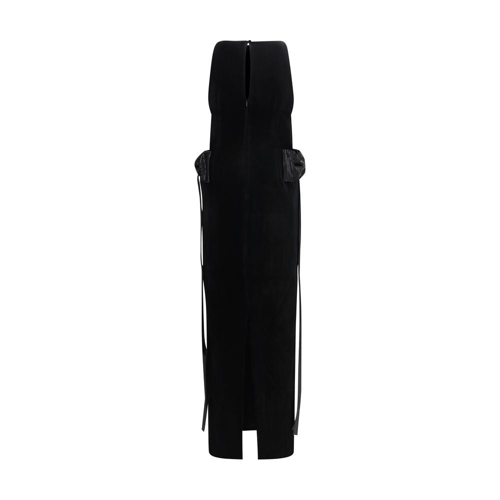 Self-Portrait Freizeitkleid aus schwarzem Polyester