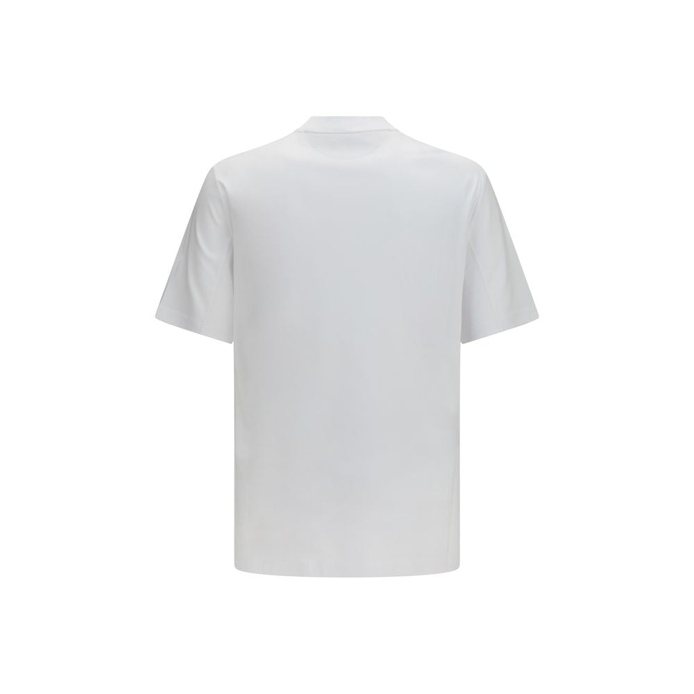 Brunello Cucinelli T-Shirt aus weißer Baumwolle