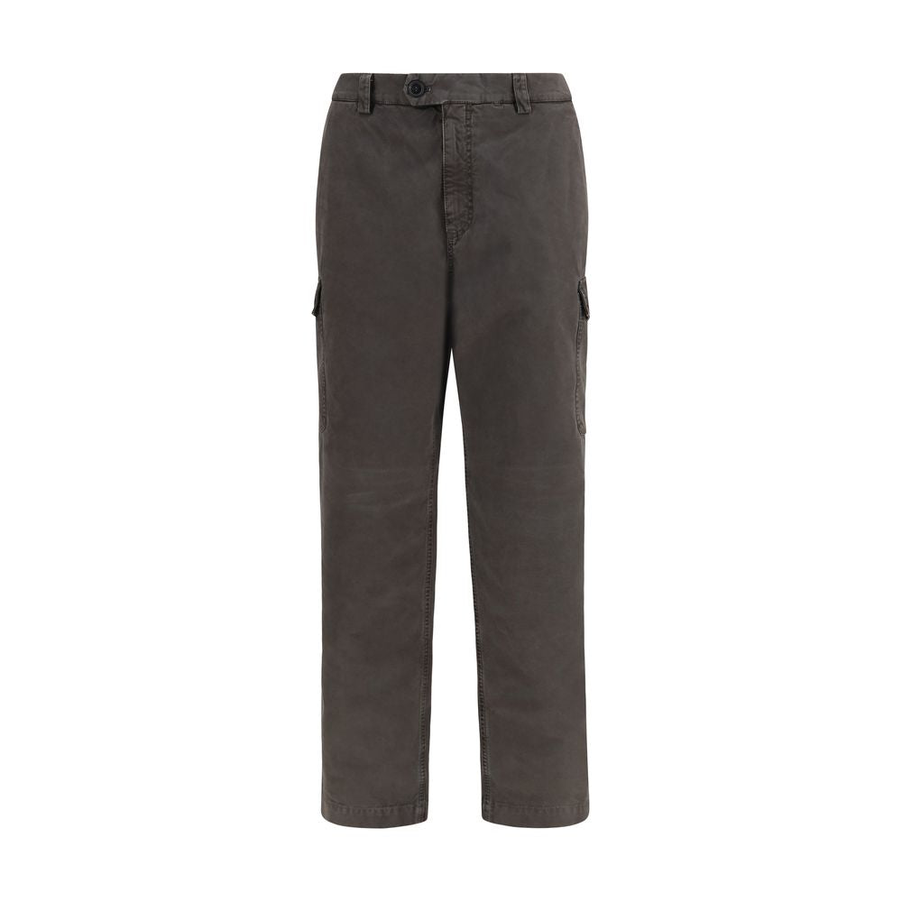 Brunello Cucinelli Braune Freizeit-Baumwollhose