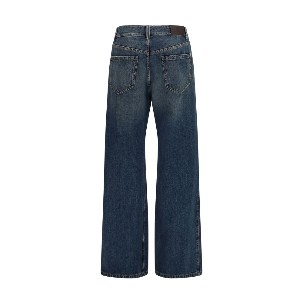 Brunello Cucinelli blaue Jeans aus Baumwolle