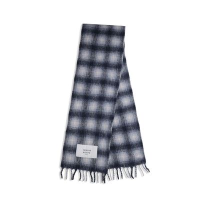 Maison Kitsuné Gray Alpaca Vicugna Pacos Scarf