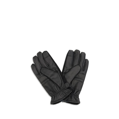Barbour Black Calf Leather Bos Taurus Gloves