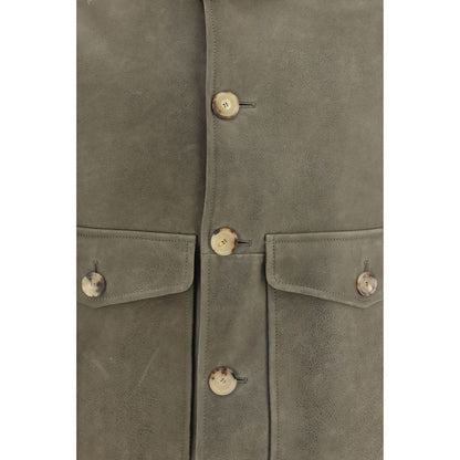 Brunello Cucinelli Bicolor Cashmere Bomber