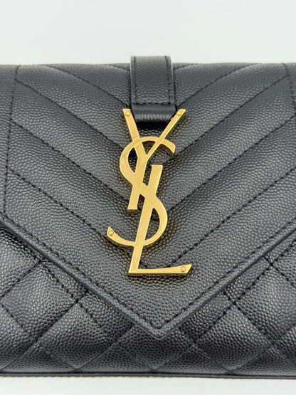 Saint Laurent Bicolor Leather Handbag