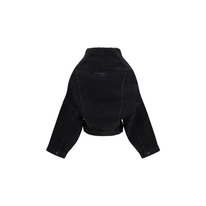 Balenciaga Black Cotton Denim Jacket